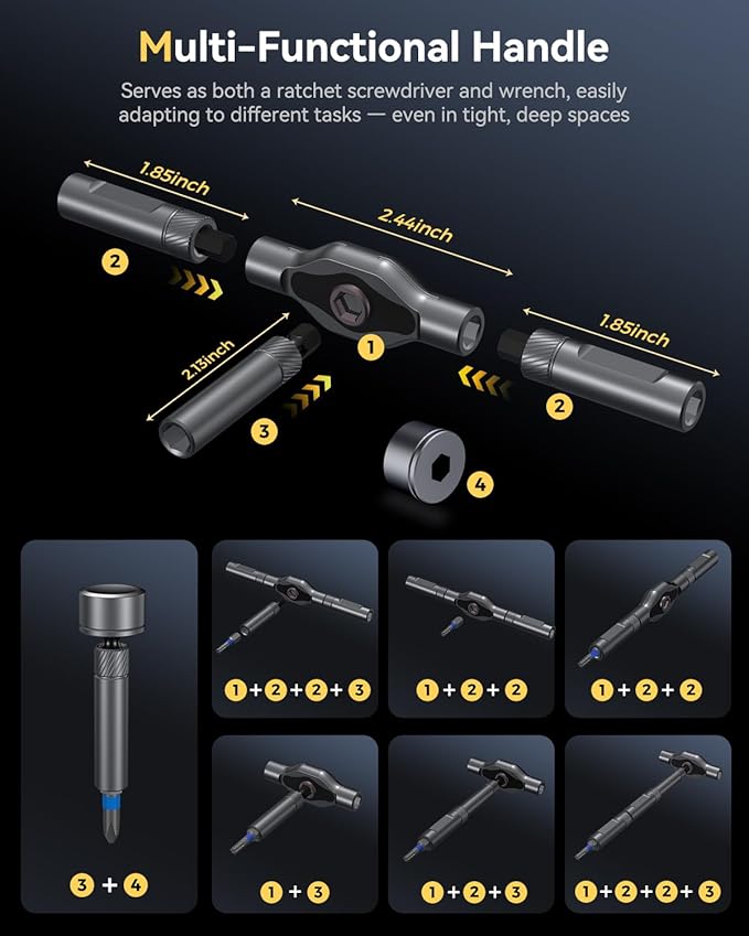 MagniTorque™ 74-in-1 Ratchet Screwdriver Set