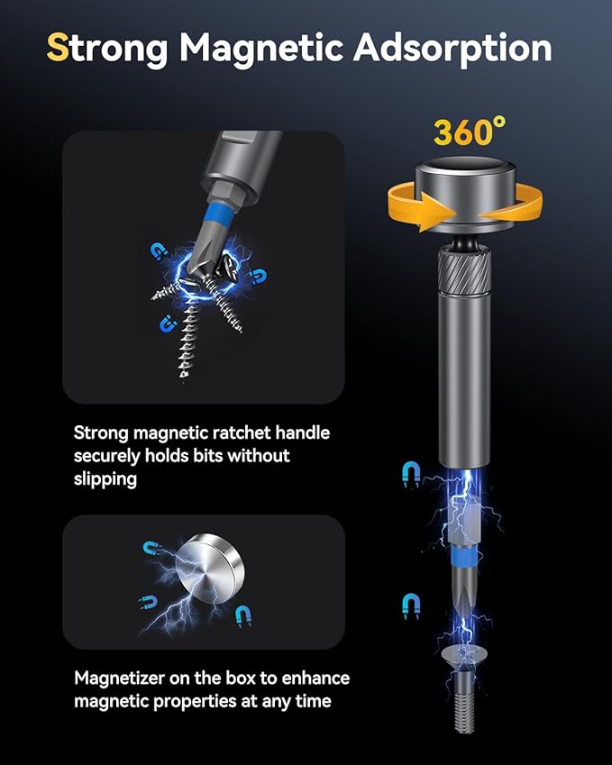 MagniTorque™ 74-in-1 Ratchet Screwdriver Set